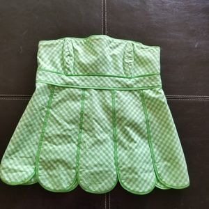 Lilly Pulitzer strapless shirt
